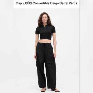 Gap × BÉIS Convertible Cargo Barrel Pants
